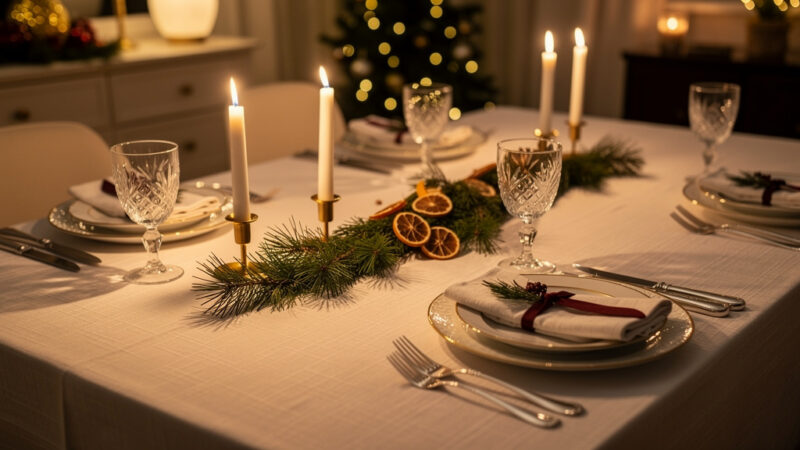 Jak przystroić stół wigilijny – elegancko i świątecznie