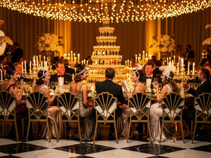 Wesele w stylu Wielkiego Gatsby’ego – inspiracje i dekoracje