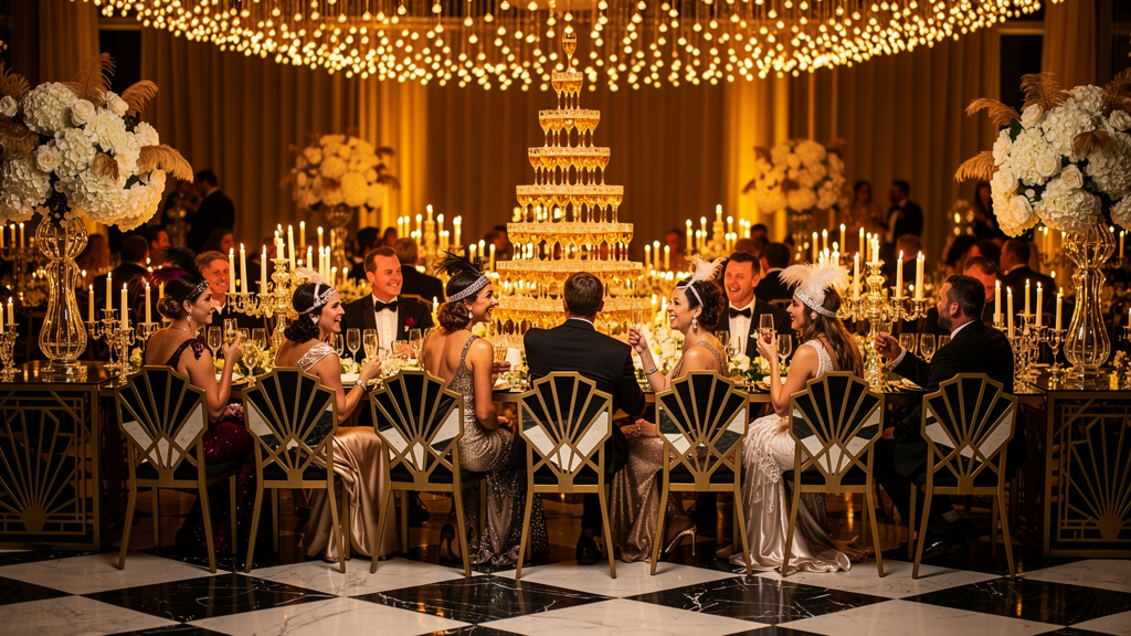 Wesele w stylu Wielkiego Gatsby’ego – inspiracje i dekoracje