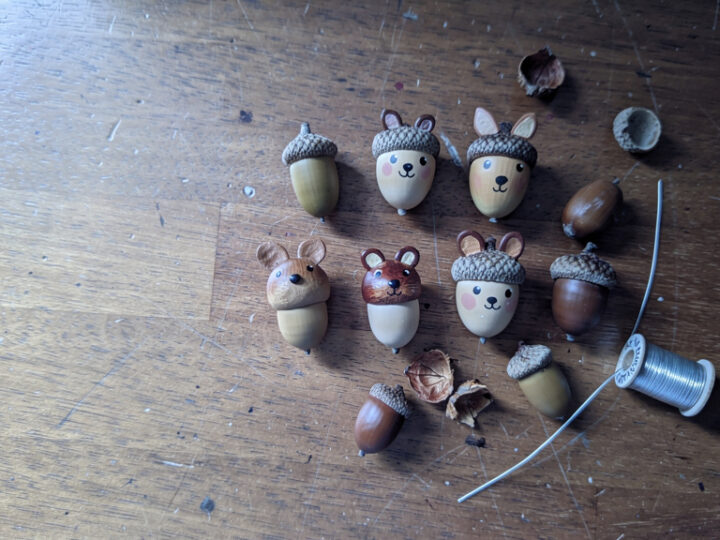 Figurki z żołędzi – proste inspiracje DIY