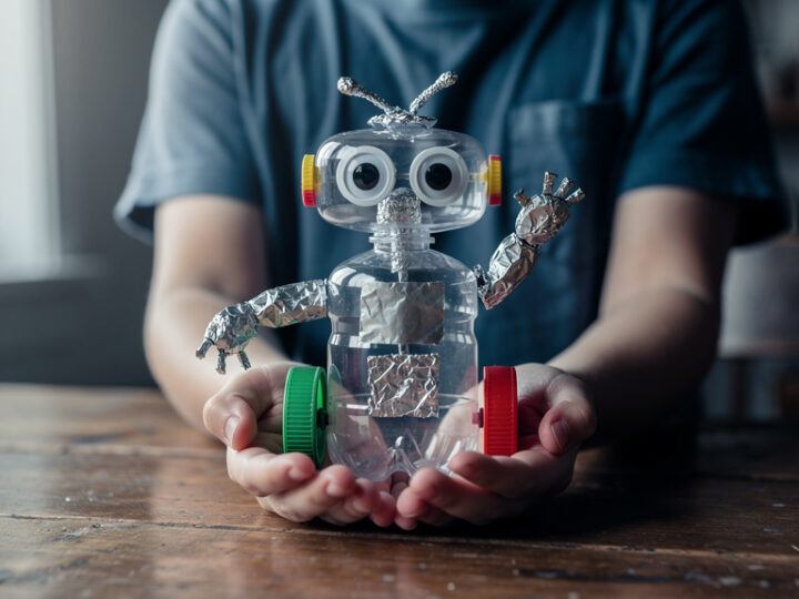 Robot z butelki – pomysł na kreatywną zabawę