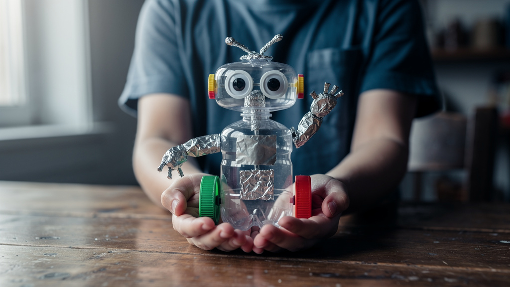 Robot z butelki – pomysł na kreatywną zabawę